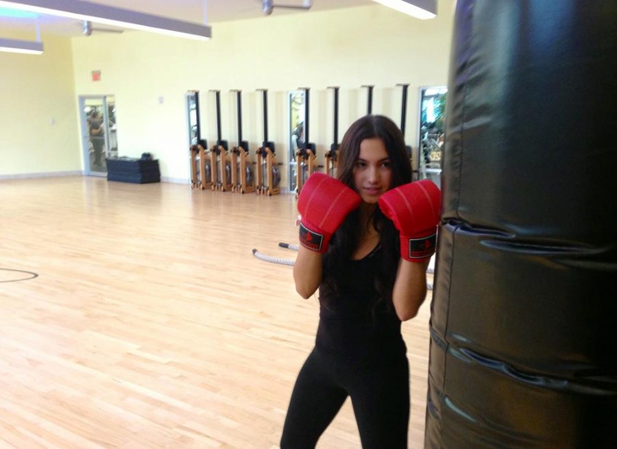 The power in the kick: student takes on kick boxing