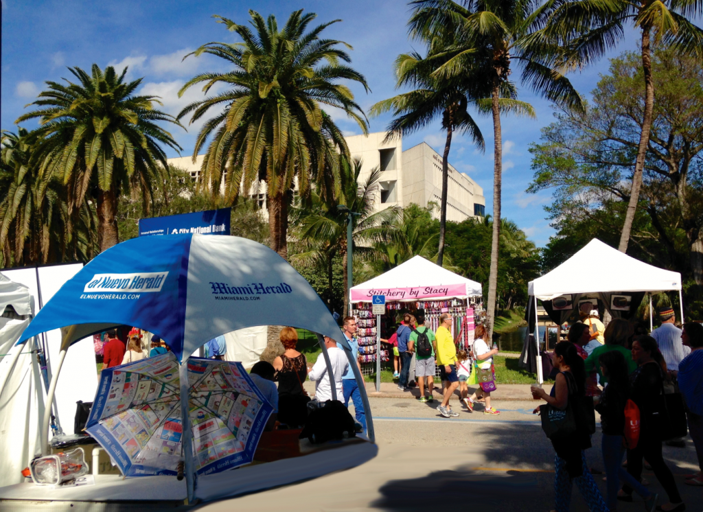 The 64th Annual Beaux Arts Festival at the University of Miami campus. Photo by Brooke Ellis