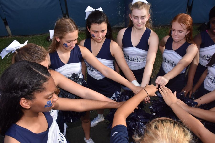 After a three-year absence, cheerleading returned to the Prep for the 2018-19 school year. Photos by FoxMar. 