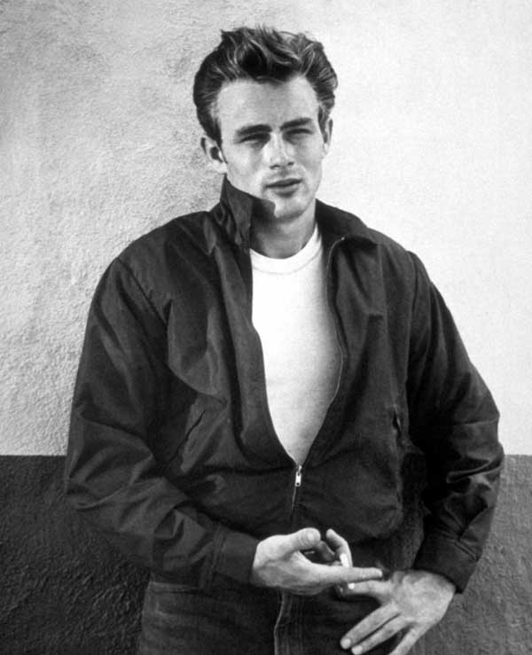 Publicity still of James Dean for the film Rebel Without a Cause; 1955, Warner Bros. 