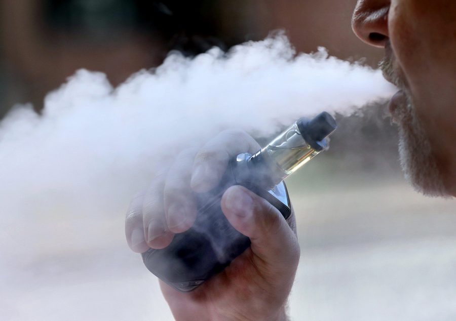 Six deaths associated with vaping have been reported nationally as 450 people in 33 states have been identified with severe and sudden lung disease after vaping. (File photo/The Columbus Dispatch/TNS)