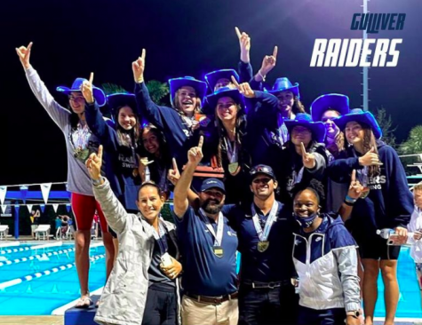 On Nov. 5, the girls swimming team won the FHSAA Class 2A State Championship. The teams success stemmed from the hard work swimmers put into their training since the beginning of the season.