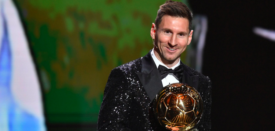 Soccer player Lionel Messi won the 2021 Ballon Dor.