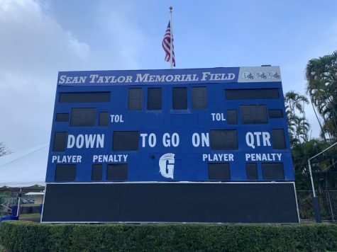 Gulliver dedicates renovated football field to late alum Sean