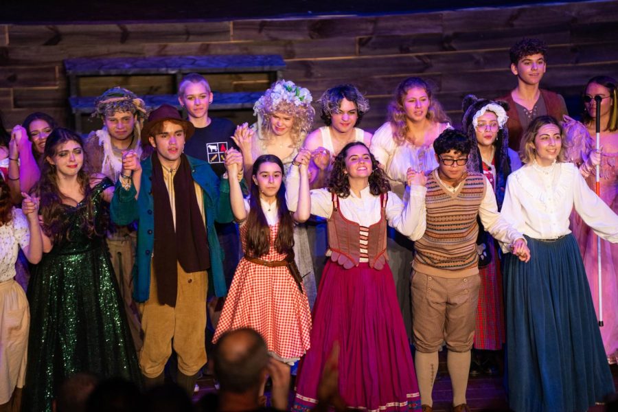 The cast of Into the Woods was emotional during the musicals finale, as many had not had the chance to perform before a large audience since the pandemic.
