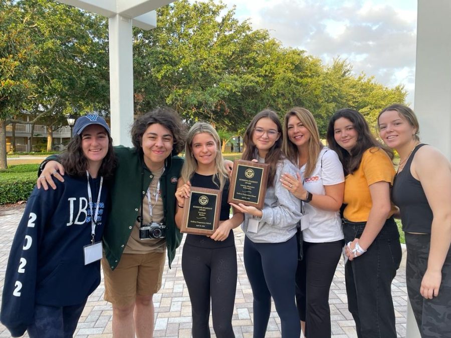 Our+staff+attended+the+FSPA+state+journalism+convention+alongside+the+staffs+of+the+Raider+yearbook+and+RaiderVision+news+show.+The+Raider+and+Reflections+literary+magazine+were+both+recognized+with+distinguished+Sunshine+Standout+awards.