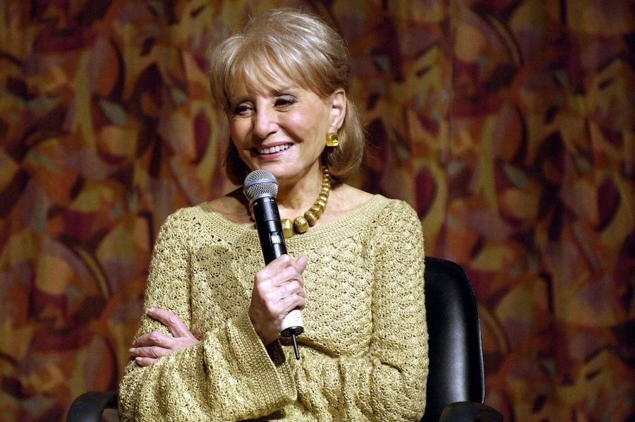 Television journalist Barbara Walters participates in Town Hall Los Angeles Writers Bloc Q&A at her book signing for Audition: A Memoir at the Writers Guild Theater on May 13, 2008, in Beverly Hills, California.