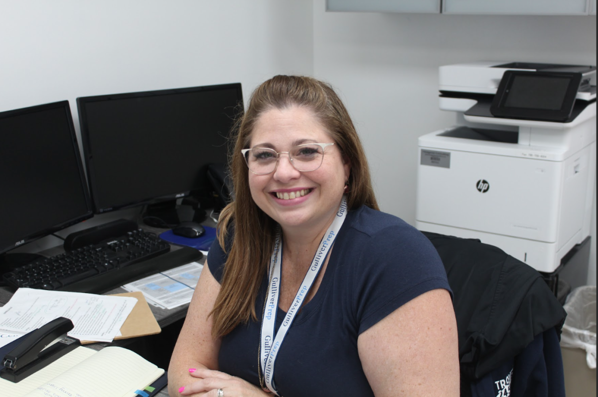 Sosa poses for a photo. Her organizational skills have motivated her throughout her career as a lawyer and later as an English teacher. Her connection with students made her an excellent candidate for activities director.