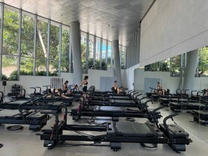 Inside TREMBLE Pilates, it is equipped with reformer machines. This space redefines fitness, challenging the body and working it to its full potential. 