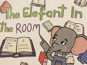 Seniors Eden Meidar Alfi and Leticia Lemann wrote "The Elefant in the Room", a children's book spreading dyslexia awareness. Alfi was diagnosed with dyslexia at a young age and her experiences influenced many events which transpire in the book. Alfi and Lemann hoped that through this project they would be able to reach out into their community and inspire change in regards to the stigma surrounding dyslexia.