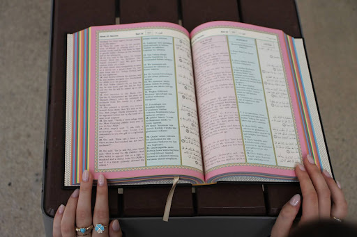 Victoria Valdengero immerses herself in the teachings of the Quran, deepening her connection with her faith. Over time, she also committed to learning Arabic to understand the sacred text better. "It's a process, but I’m in for the long haul,” Valdengero said.
