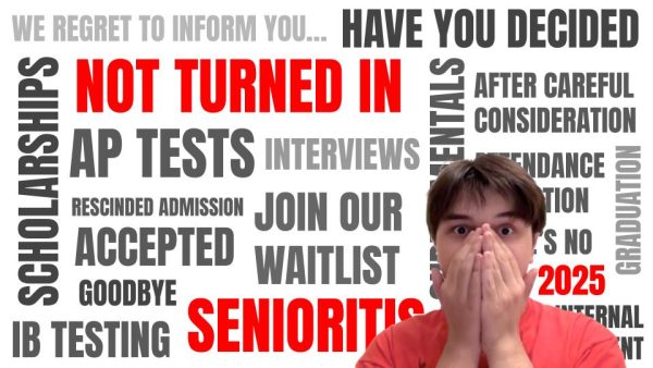 While senior year may be the end of one's high school experience, the workload only increases. Some have found ways to manage, while many continue to let deadlines pass them by. It is important to always strive for personal academic best, even when faced with burnout for a variety of reasons.