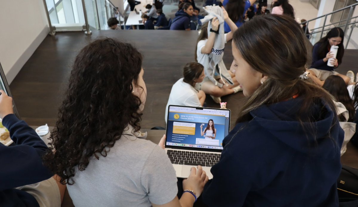 Freshmen Sophia Benalcazar Puebla and Mailani Hartney talk about the new driving course. The six-hour course is now required for all Florida teens seeking a learner’s permit. The change has sparked conversations across campus as students adjust to the updated requirements.