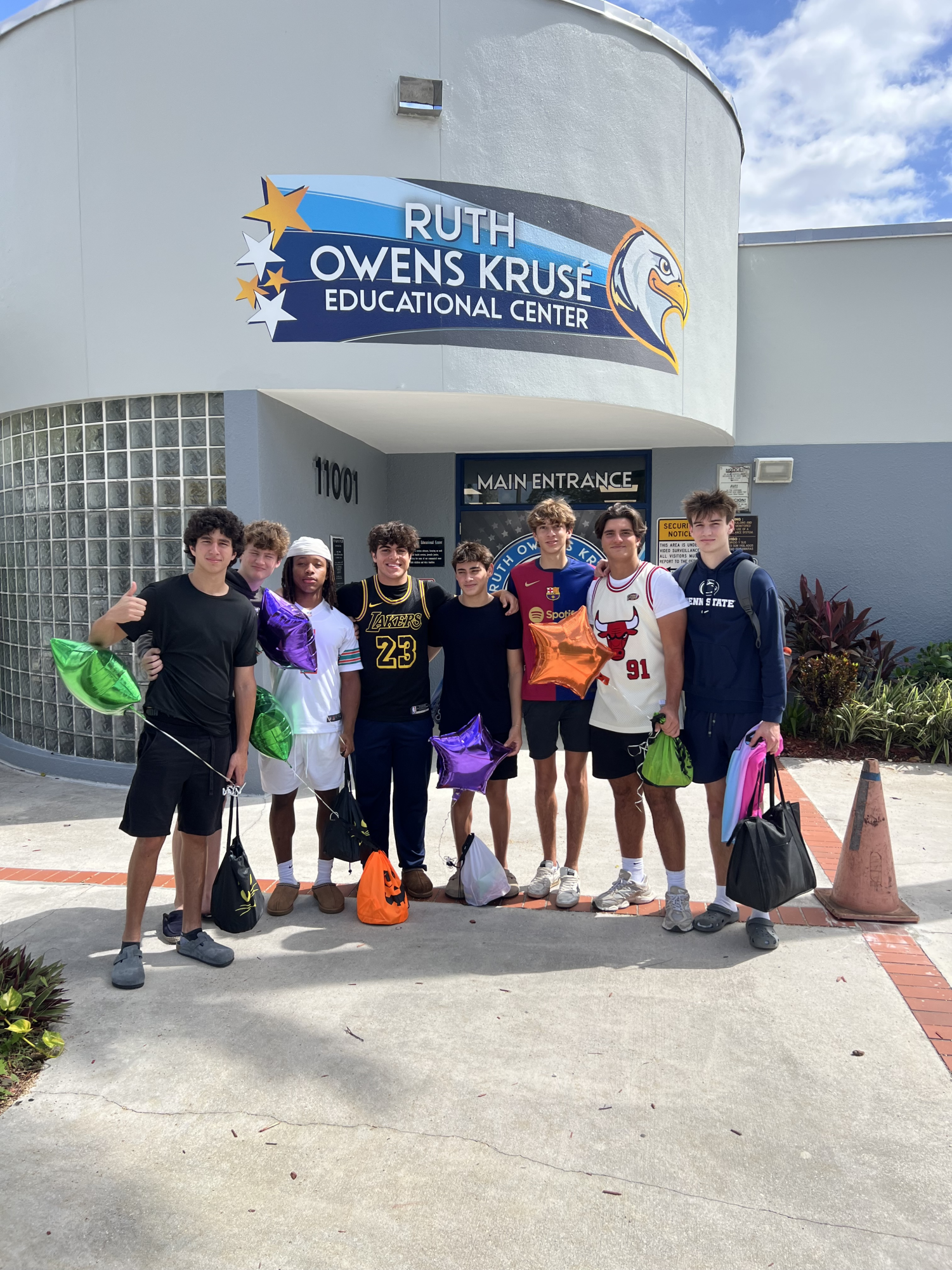 Junior Eli Levi and his Raider Impact group visited Ruth Owens Kruse Education Center for Halloween. There, they mentored children by playing games like foosball and Connect Four.