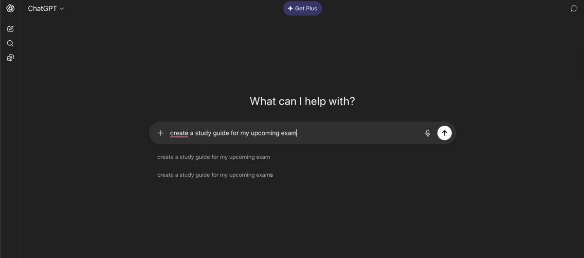 Students use ChatGPT to assist them in creating study guides. ChatGPT can be a great tool when used correctly. "I absolutely affirm the value of ChatGPT as a study tool that works as a tool rather than as a replacement for your brain," sophomore Megan Markus said. 