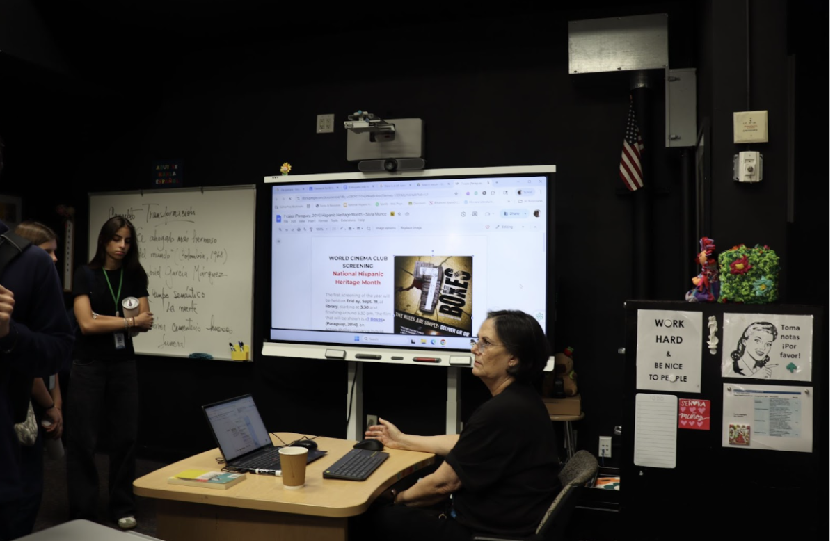 Sra. Munoz teaches a Hispanic Cinema class centered around studying Hispanic movies and culture. Many students in that cinema class participated in the screening of Pinocchio and earned extra credit points by watching the movie. 