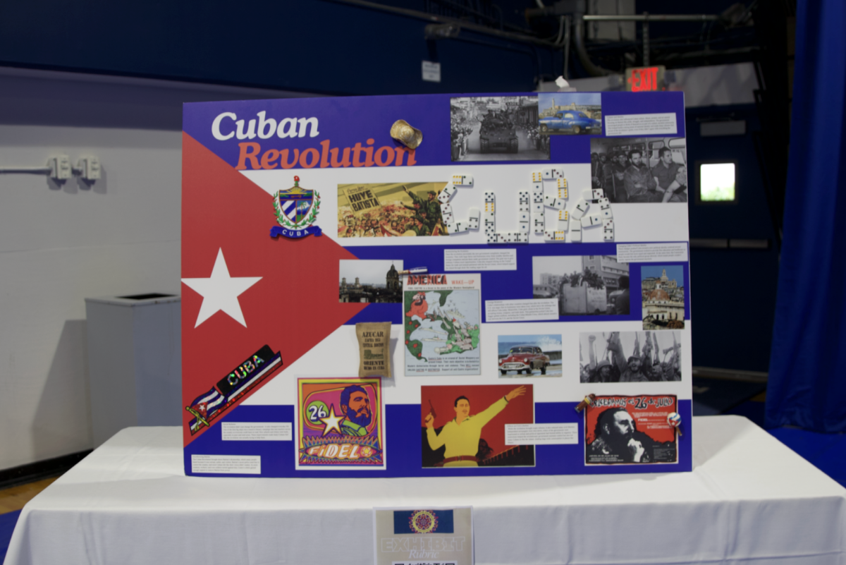 Students were able to express themselves through events they held close. They made poster boards with graphics and information scattered throughout. They made props and expressed themselves through different forms of art while learning about history. 
