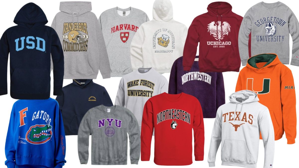 Starting at the beginning of November, the senior class was given the privilege to wear college-branded outwear-including hoodies, crewnecks or collared sweatshirts- any day of the week. This differentiates the senior class from the rest of the school and is a celebration of their perseverance throughout high school.  They must, however, comply to the rigid uniform policy that began this year.