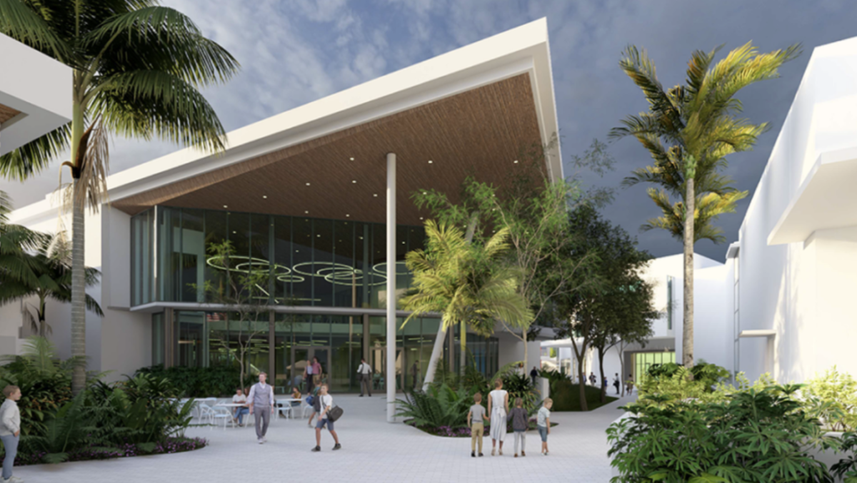 
The mockup of the 32,000-square-foot STEM Commons facility features a buzzing outdoor courtyard and 16 new classes and laboratories. Outfitted with modern composition and updated STEM apparatuses, the blueprint was designed to reflect the school’s intention to become a paragon of the future. 